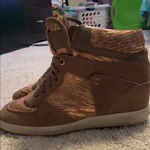 Michael Kors wedge high top sneakers - Picture 2 of 5